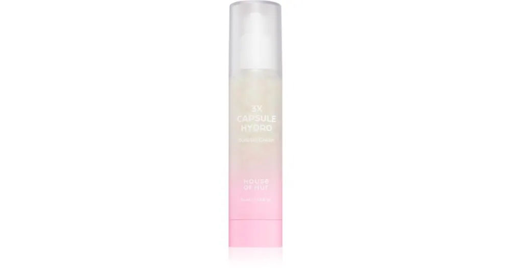 House of Hur3X Capsule Hydro Booster Cream alapozó hidratáló bázis az élénk és kisimított arcbőrért Árengedmény