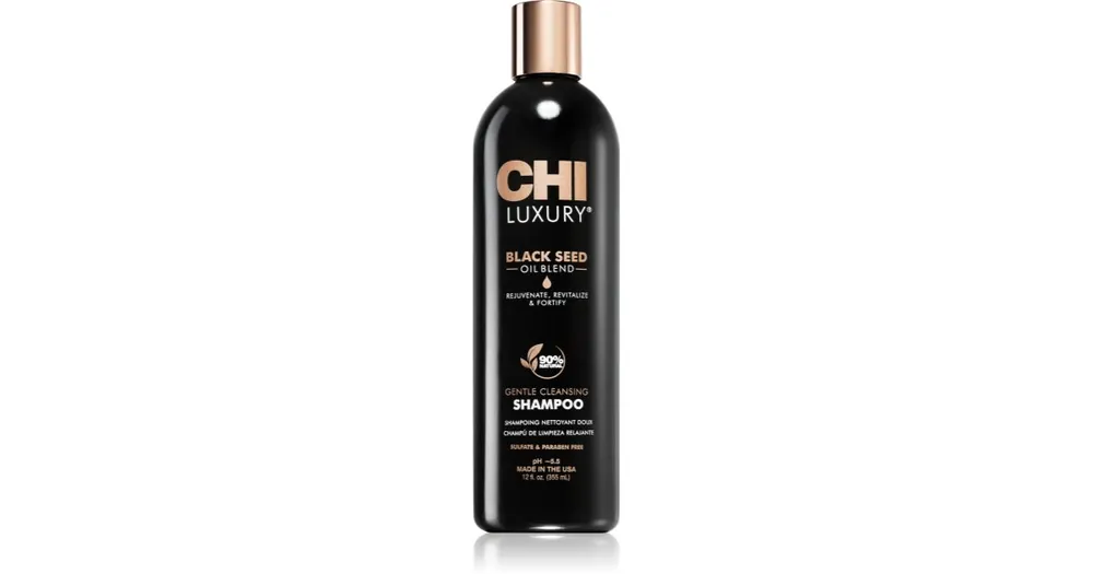 CHILuxury Black Seed Oil Gentle Cleansing Shampoo finom állagú tisztító sampon Expressz kézbesítés
