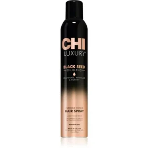 Korlátozott ajánlat CHILuxury Black Seed Oil Flexible Hold Hairspray hajlakk rugalmas tartásért