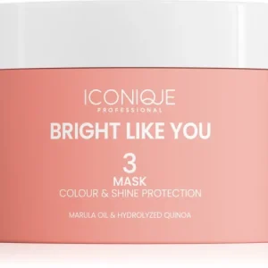 ICONIQUE ProfessionalBRIGHT LIKE YOU Colour & Shine Protection Mask megújító védőpakolás festett hajra Olcsóbb