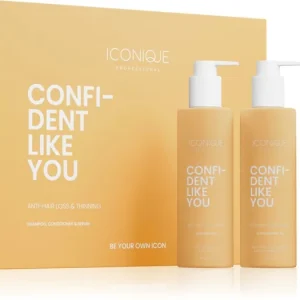 Legjobb ár ICONIQUE ProfessionalCONFIDENT LIKE YOU Anti-Hair Loss & Thinning Set szett hajhullás ellen