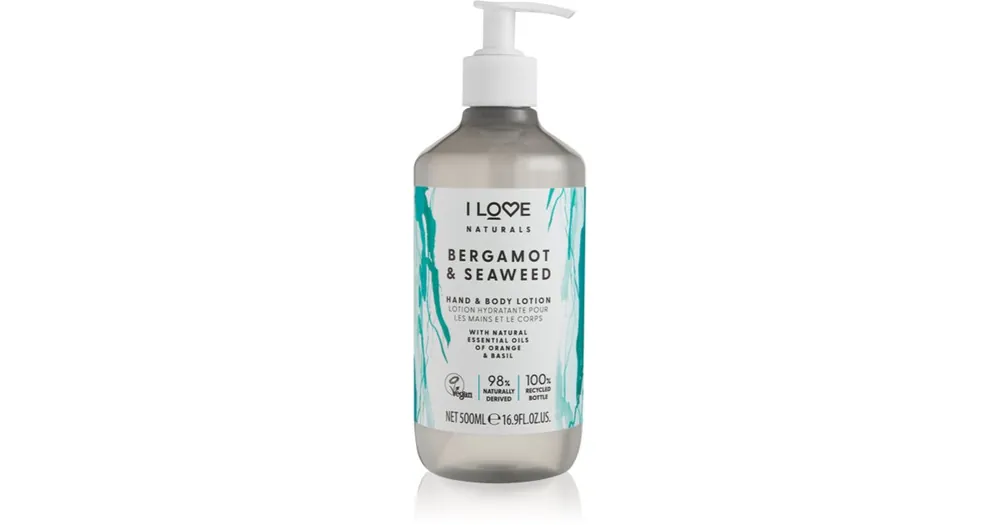 Olcsóbb I LoveNaturals Bergamot & Seaweed kéz és testápoló krém