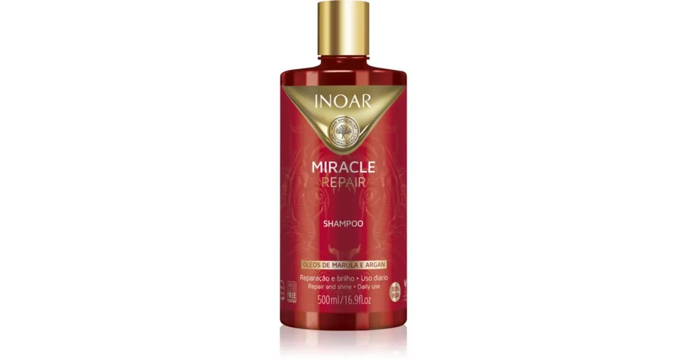 Azonnal elérhető INOARMiracle Repair regeneráló sampon a gyenge és sérült hajra