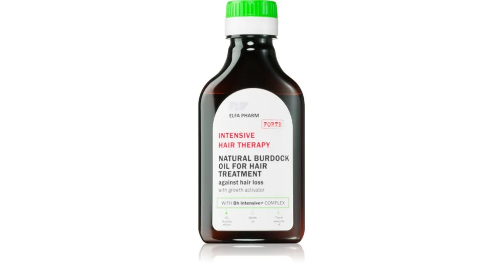 Olcsó Elfa Pharm Intensive CosmeticIntensive Hair Therapy Natural Burdock Oil For Hair Treatment hajhullás elleni, növekedés serkentő olaj