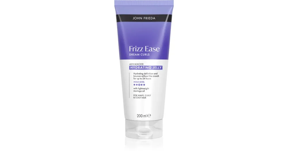 Azonnal elérhető John FriedaFrizz Ease Dream Curls Advanced Hydrating Jelly formázó zselé a hullámos és göndör hajra