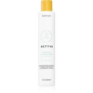 Kemon GroupActyva Volume e Corposità tömegnövelő sampon a selymes hajért szilikonmentes Prémium