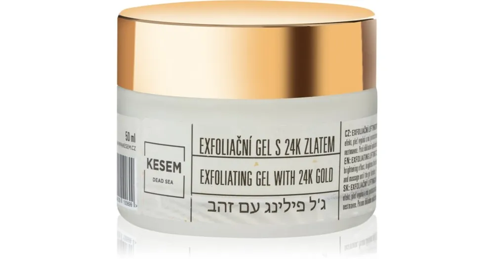 KESEMExfoliating Gel with 24K Gold bőrradír gél 24 karátos arannyal Azonnal elérhető