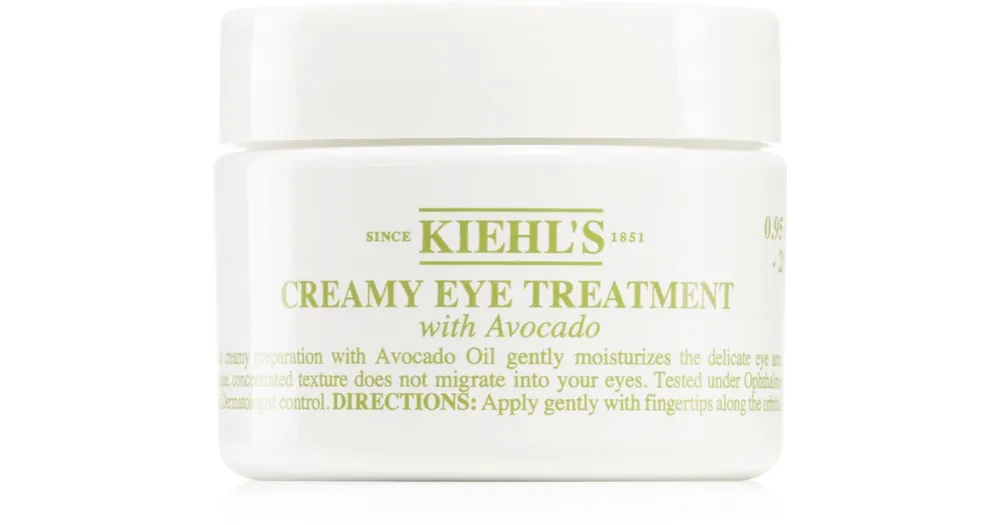 Prémium Kiehl‘sAvocado Creamy Eye Treatment intenzív hidratáló szemkörnyékápoló avokádóval