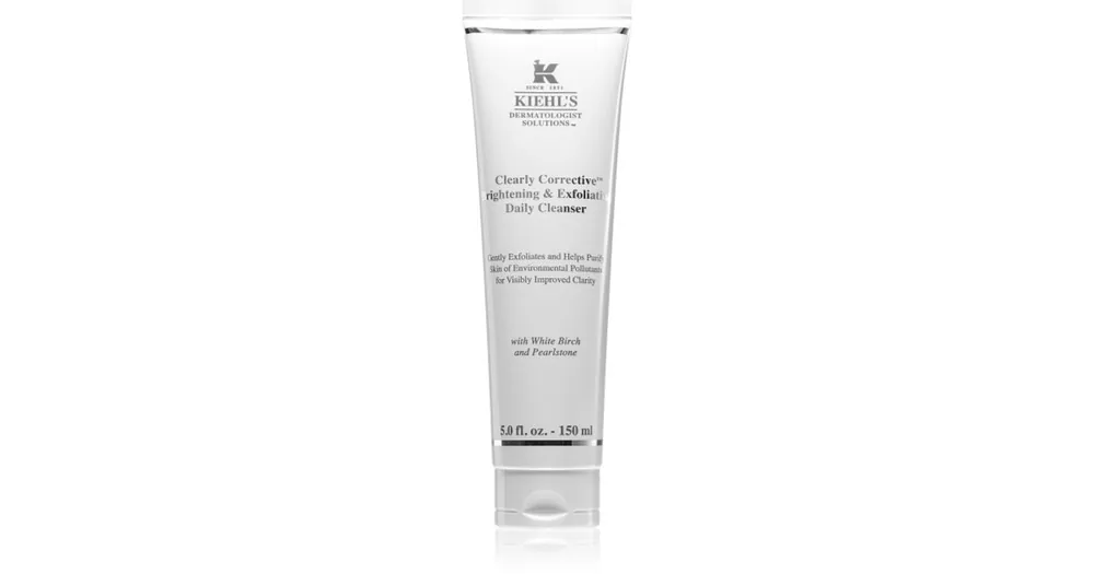 Kiehl‘sDermatologist Solutions Clearly Corrective Brightening & Exfoliating Daily Cleanser Fényesítő tisztító gél minden bőrtípusra, beleértve az érzékeny bőrt is Szuper akció