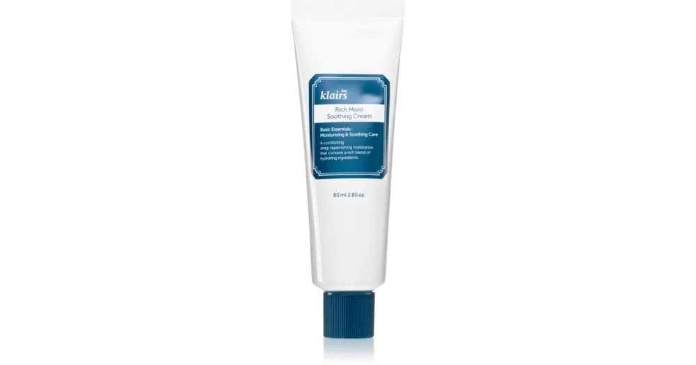 Outlet KlairsRich Moist Soothing Cream intenzíven hidratáló bőrpuhító krém