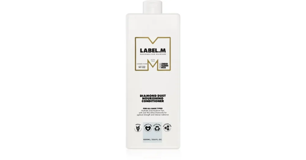 Népszerű label.mDiamond Dust Nourishing Conditioner tápláló kondícionáló száraz hajra