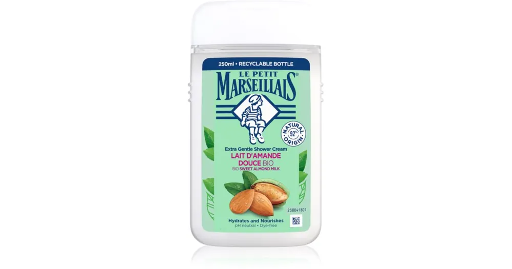 Le Petit MarseillaisSweet Almond Milk BIO krémes tusoló gél Olcsóbb