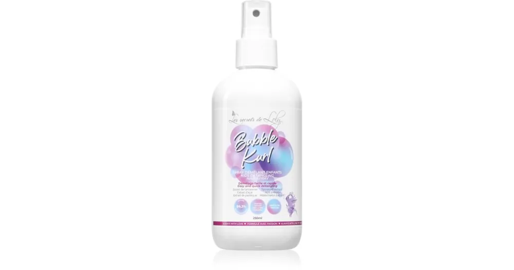 Expressz szállítás Les Secrets De LolyBubble Kurl haj spray a könnyű kifésülésért