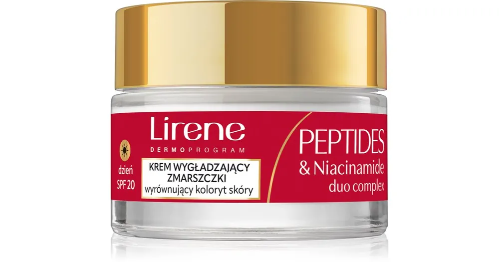Expressz kézbesítés LirenePeptides & Niacinamide Duo Complex 60+ feszesítő nappali ráncellenes krém érett bőrre