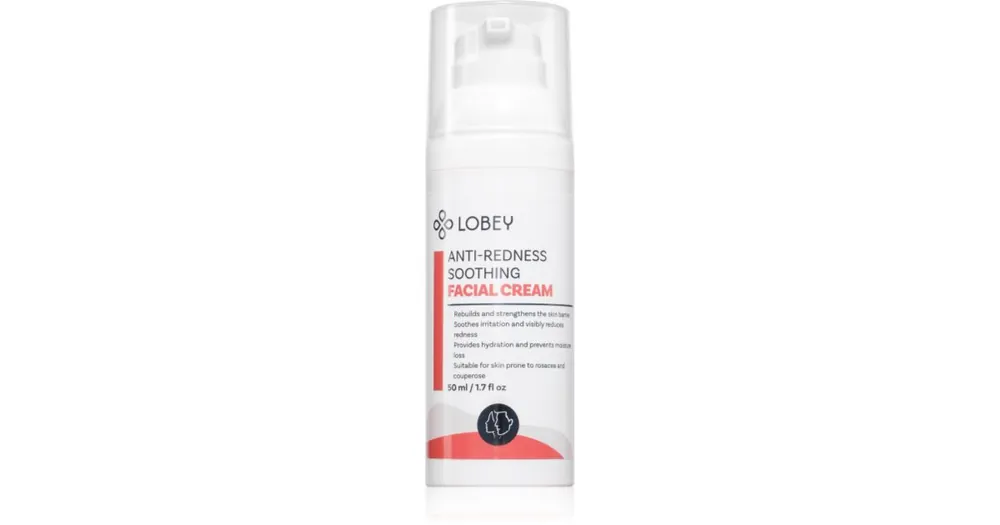 Olcsóbb LobeyAnti-Redness Soothing nyugtató krém bőrpír ellen