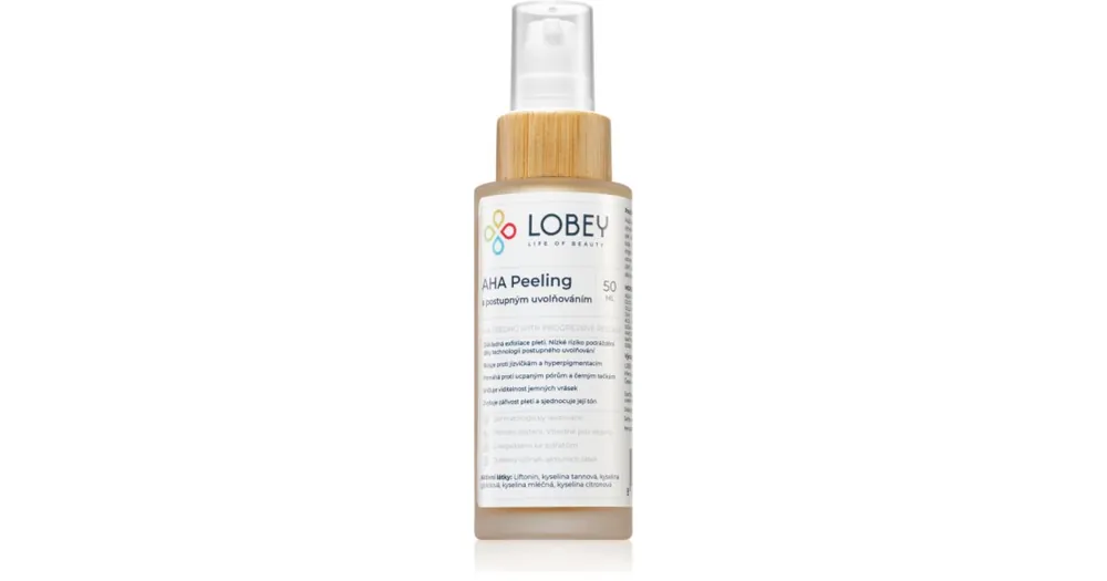 Nézd meg most LobeySkin Care AHA Peeling arcpeeling A.H.A.-val (Alpha Hydroxy Acids)