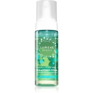 Újdonság LumeneDeeply Purifying [PUHDAS] tisztító és szemlemosó hab kombinált és zsíros bőrre