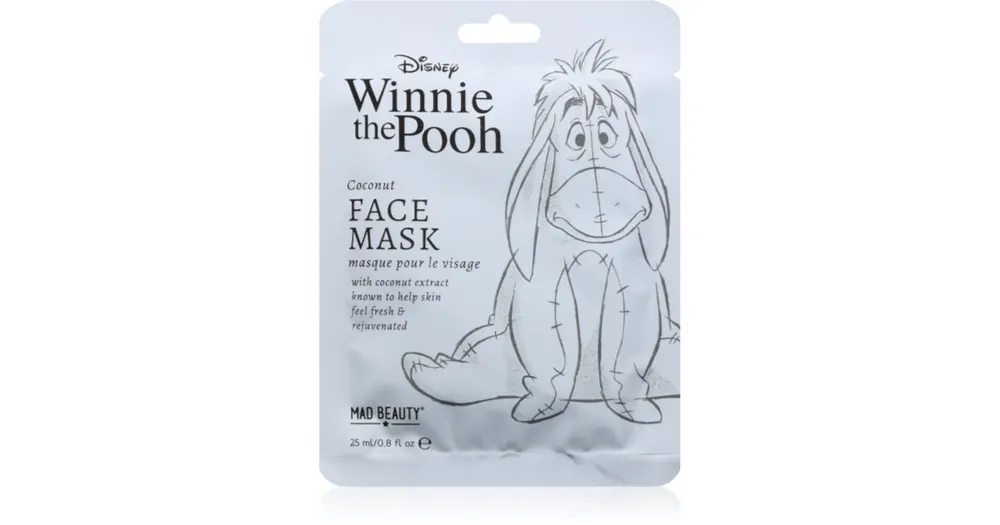 Mad BeautyWinnie The Pooh Eeyore tápláló gézmaszk Prémium