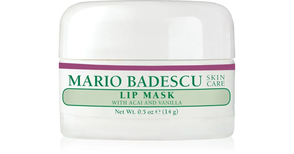 Végkiárusítás Mario BadescuLip Mask with Acai and Vanilla éjszakai maszk az ajkakra