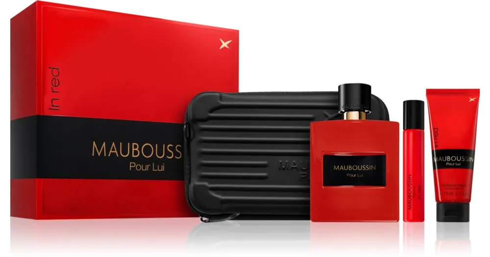 Expressz kézbesítés MauboussinPour Lui In Red ajándékszett uraknak
