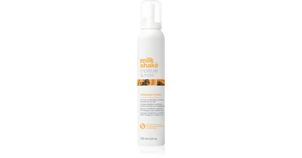 Akció milk_shake®Moisture & More Whipped Cream öblítést nem igénylő hidratáló ápolás száraz hajra