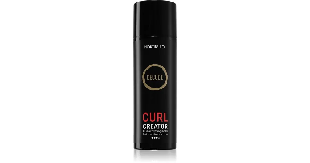 MontibelloDecode Curl Creator hajbalzsam a hullámos és göndör hajra Szuper akció