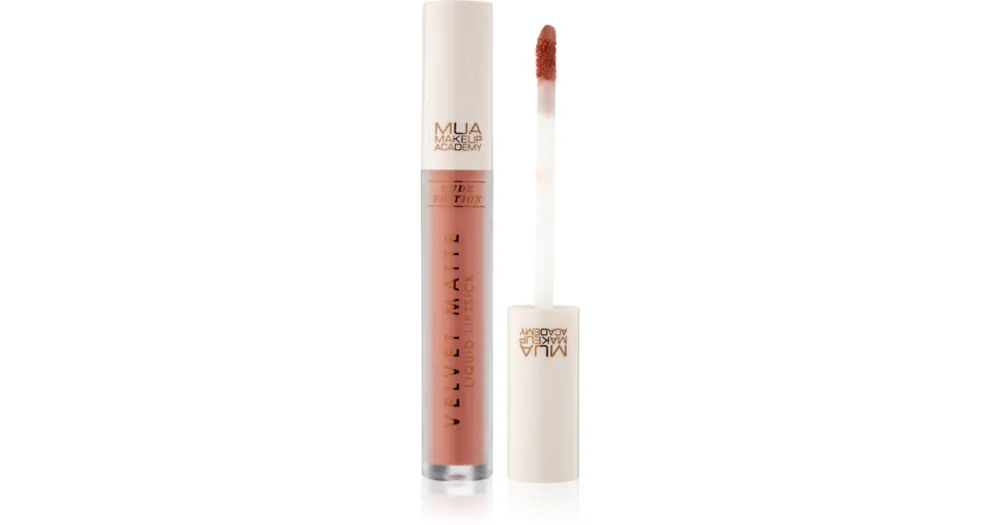 Bestseller MUA Makeup AcademyVelvet Matte Nude Edition mattító folyékony rúzs