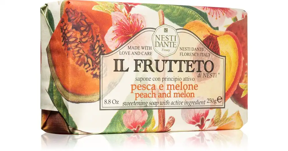 Árengedmény Nesti DanteIl Frutteto Peach and Melon természetes szappan