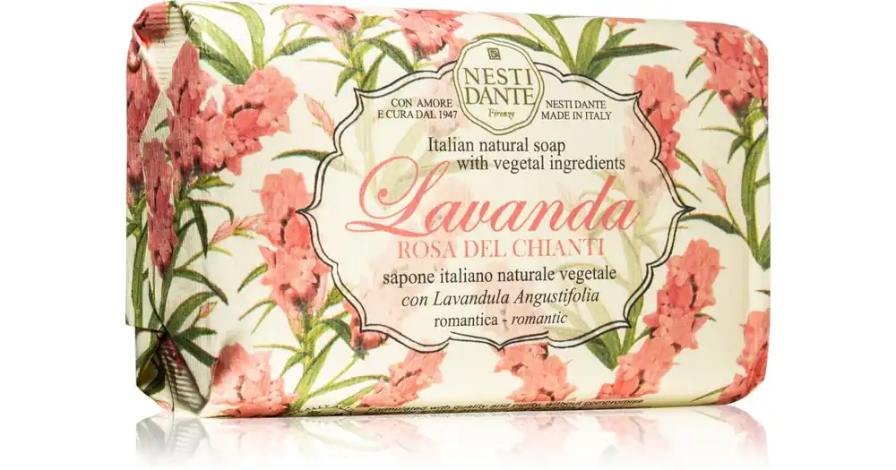 Azonnali szállítás Nesti DanteLavanda Rosa del Chianti természetes szappan