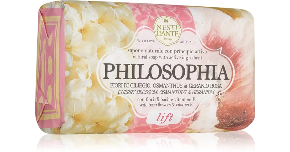 Nesti DantePhilosophia Lift with Bach Flowers & Vitamins A + E természetes szappan Gyors kiszállítás