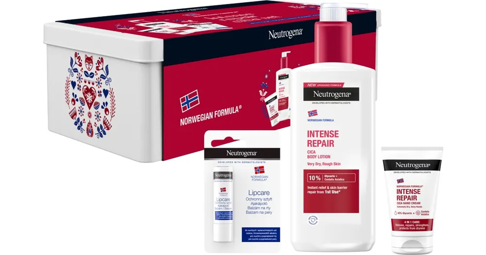 Gyors kiszállítás NeutrogenaIntense Repair Cica ajándékszett hölgyeknek