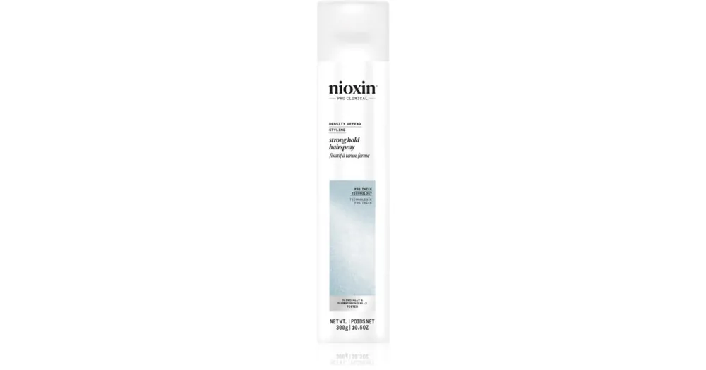 NioxinDensity Defend Styling Strong Hold Hairspray hajlakk a tökéletes dús hatásért Kedvezmény