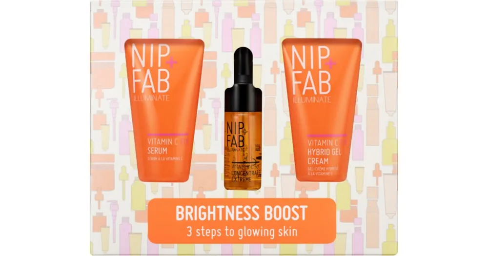 Csak ma NIP+FABVitamin C Fix Brightness Boost arcápoló szett C vitamin
