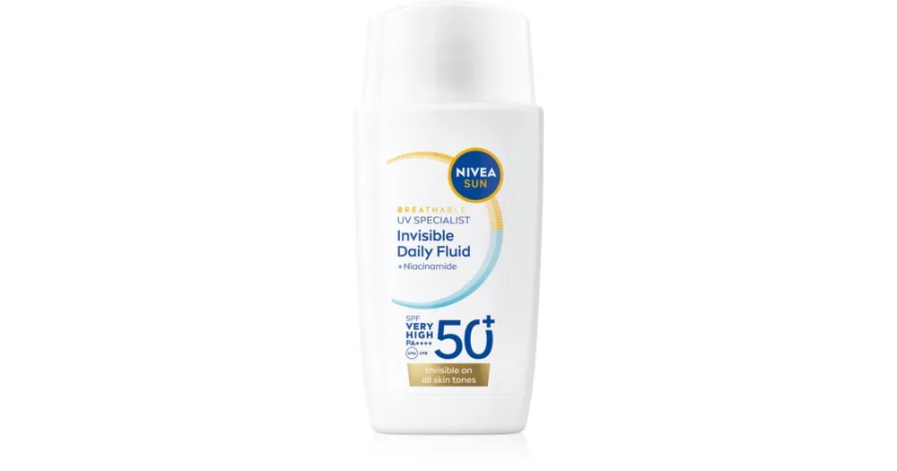 Akciós ár NIVEASUN Invisible Daily Fluid gyengéd védő folyadék SPF 50+