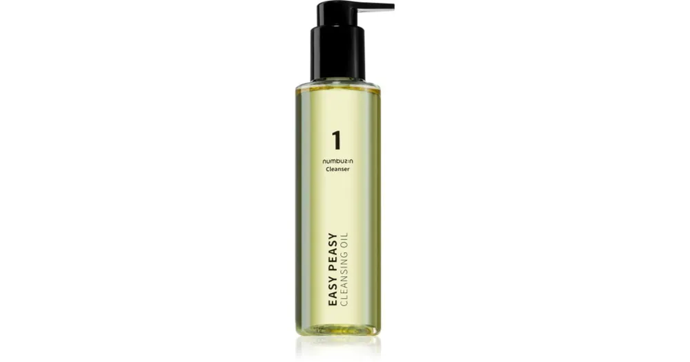 Exkluzív ajánlat NumbuzinNo. 1 Easy Peasy Cleansing Oil tisztító és sminklemosó olaj hidratálja a bőrt és minimalizálja a pórusokat