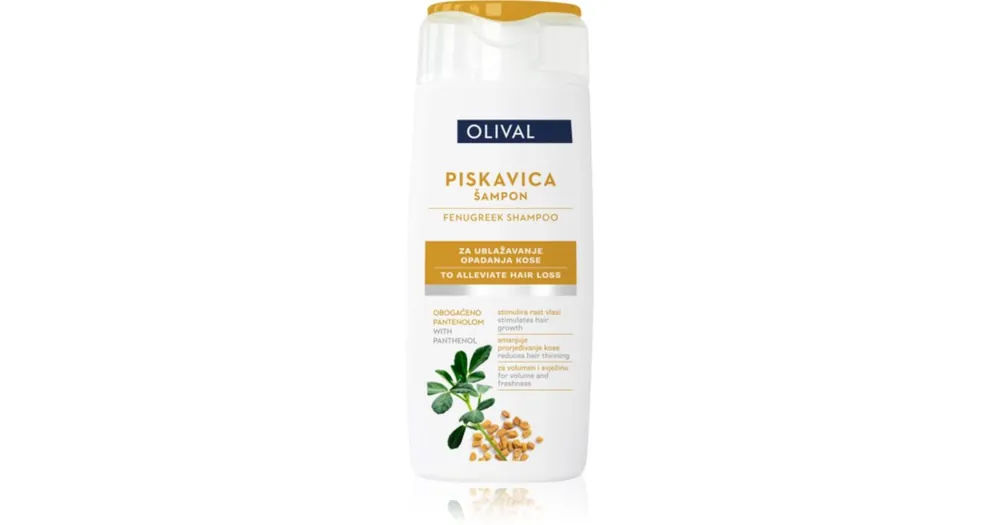 Kedvezményes ár OlivalTreatment Fenugreek sampon hajhullás ellen