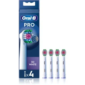 Azonnal elérhető Oral-BPRO 3D White csere fejek a fogkeféhez