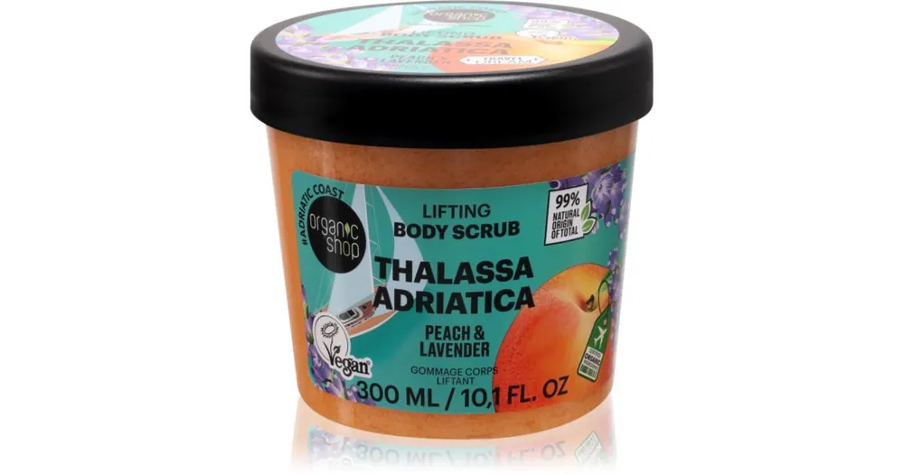 Organic ShopBody Scrub Thalassa Adriatica testpeeling lifting hatással Nézd meg most