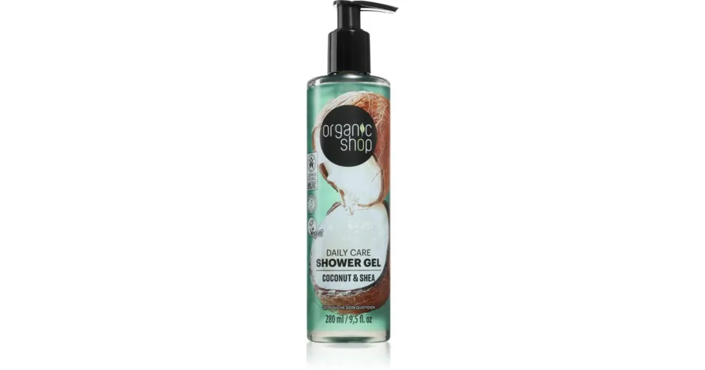 Legjobb ár Organic ShopCoconut & Shea hidratáló tusoló gél
