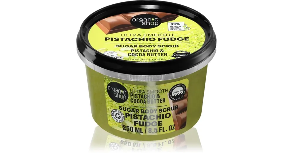 Organic ShopPistachio Fudge gyengéd testpeeling Árcsökkenés