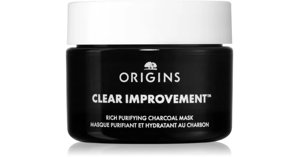 Csak ma OriginsClear Improvement® Rich Purifying Charcoal Mask tisztító maszk aktív szénnel