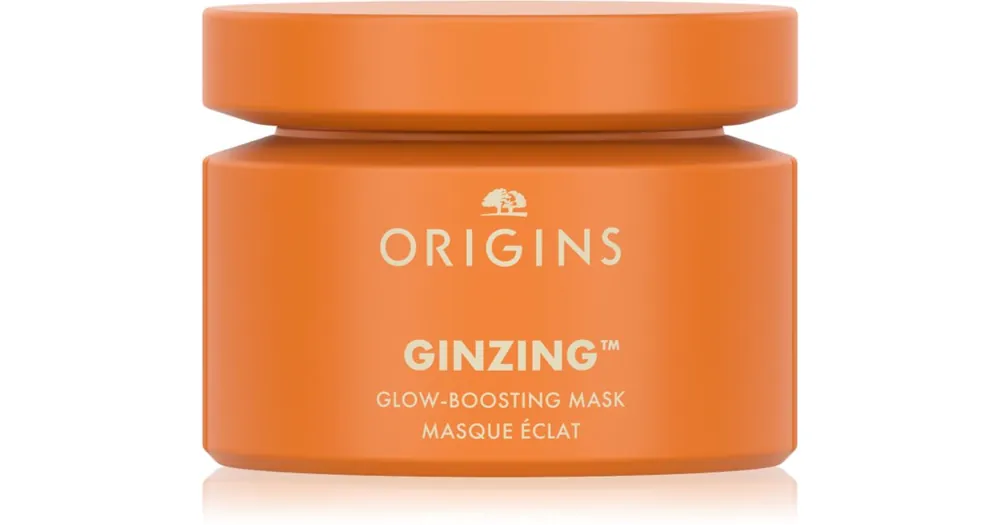 Prémium OriginsGinZing™ Glow-Boosting Mask tápláló géles maszk
