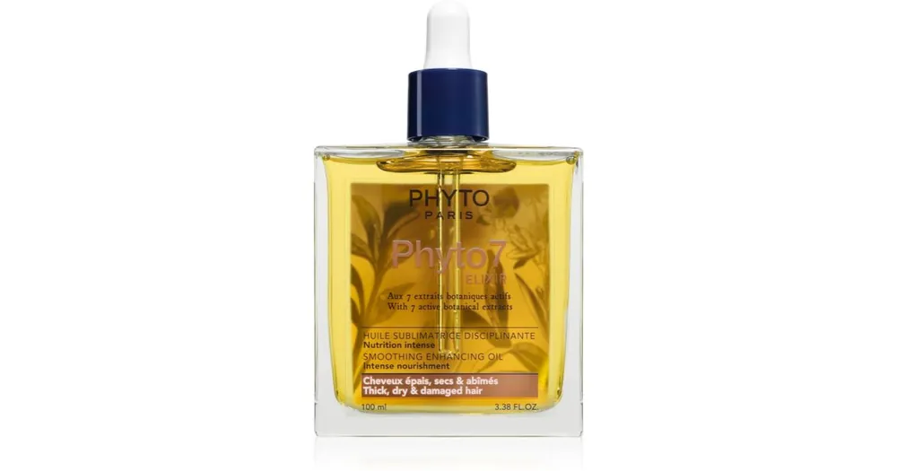 Phyto7 Elixir Smoothing Enhancing Oil olaj száraz, károsult hajra Vedd meg online