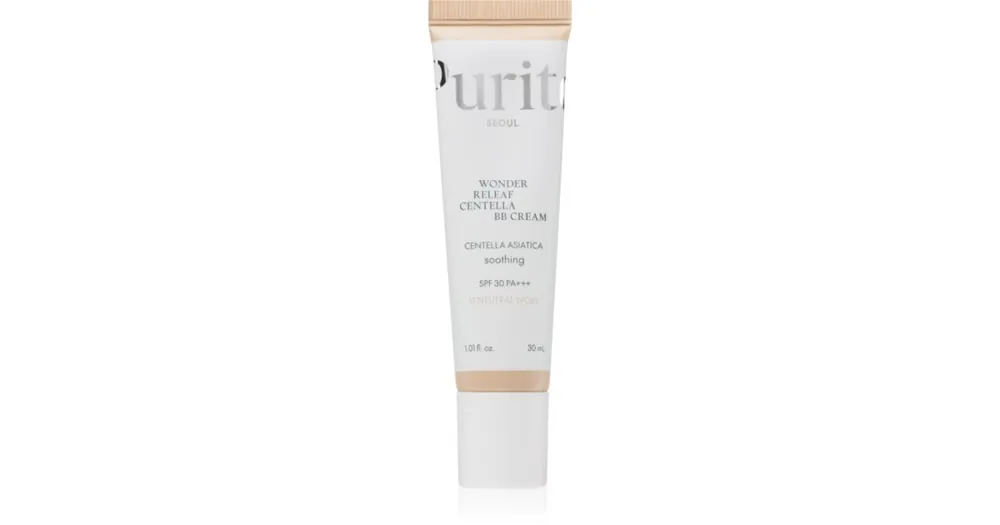 PuritoWonder Releaf Centella BB Cream világosító BB krém nyugtató hatással Gyors kiszállítás