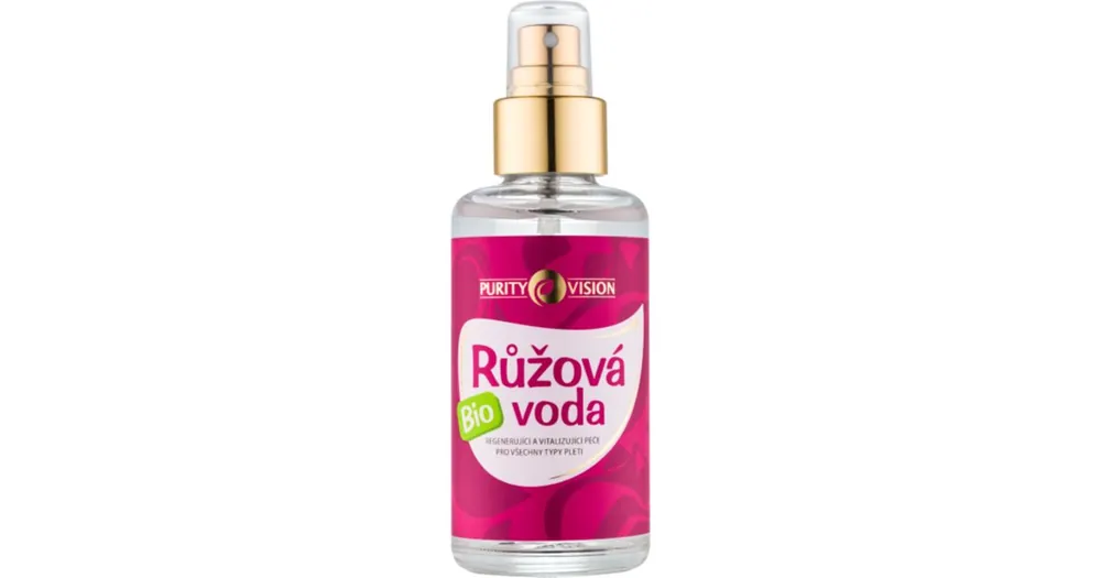 Árcsökkenés Purity VisionBIO Rose rózsavíz