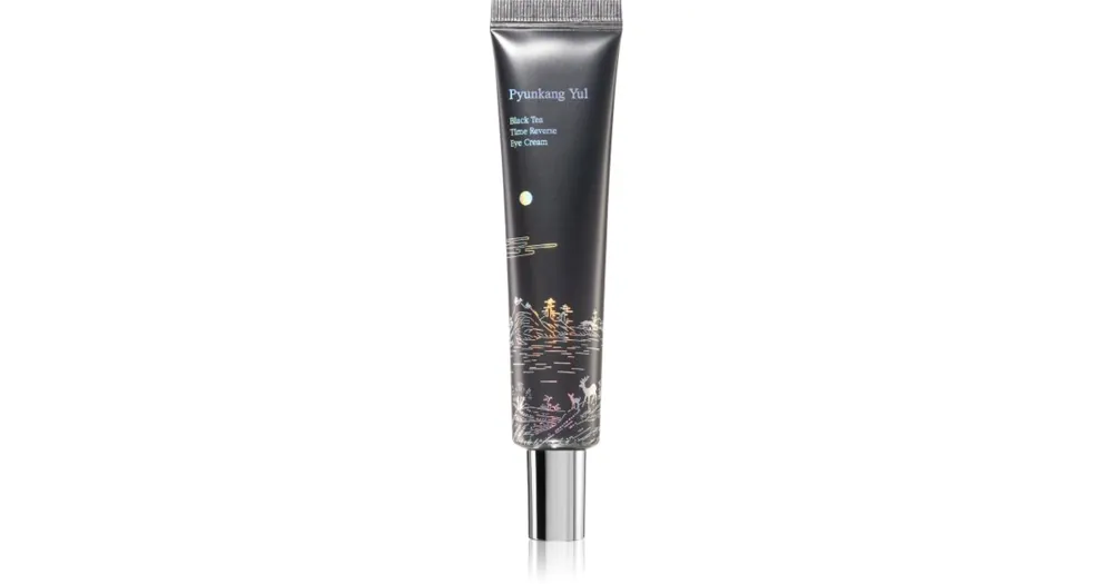 Pyunkang YulBlack Tea Time Reverse Eye Cream multi-korrekciós szemkrém az élénk és kisimított arcbőrért Csak ma