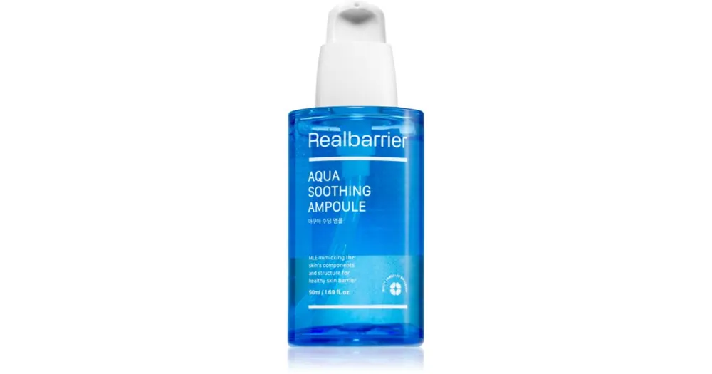 Real BarrierAqua Soothing Ampoule hidratáló arcszérum nyugtató hatással Prémium
