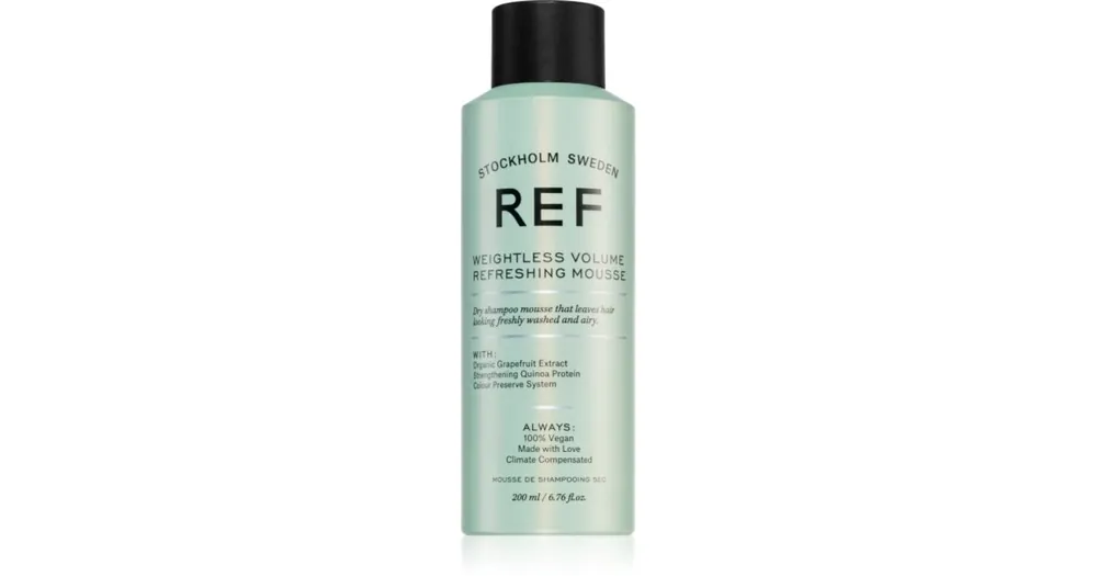 Vedd meg online REFWeightless Volume Refreshing Mousse szárazsampon hab dús hatásért
