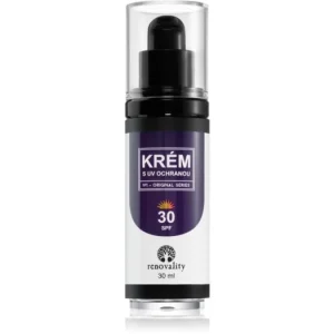 RenovalityMineral Cream with UV Protection bőrkrém SPF 30 Utolsó esély