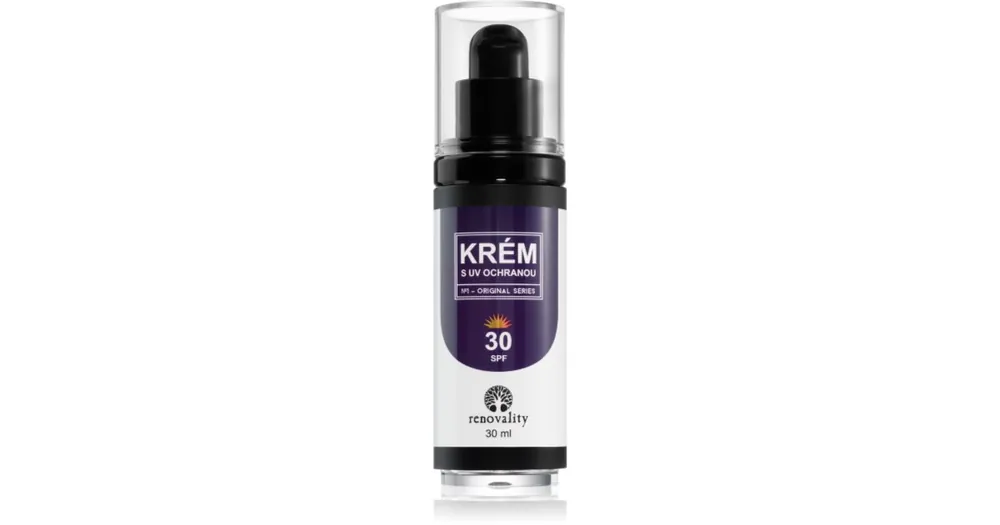 RenovalityMineral Cream with UV Protection bőrkrém SPF 30 Utolsó esély